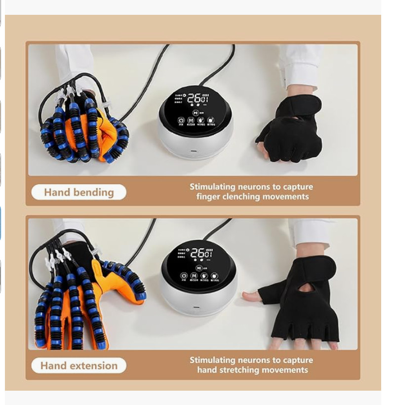 BRAND NEW • SAYORG • REHABILITATION ROBOTIC GLOVE right hand TRAINING DEVICE
