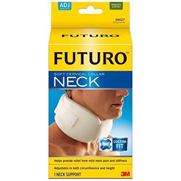 3M Futuro Sport 09027 Soft Cervical Collar Neck Support Adjustable Moderate 1ct
