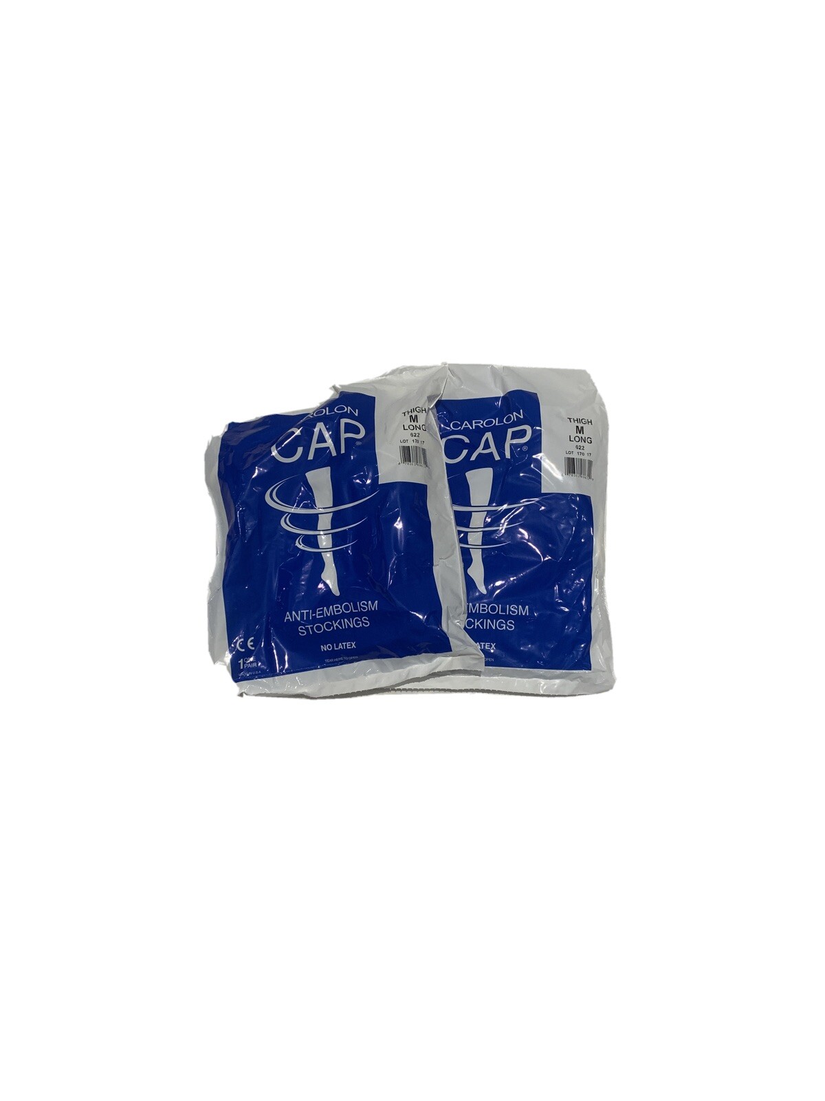 Carolon Cap Anti- Embolism Stockings No Latex Thigh High Medium (Long 622) 2pr