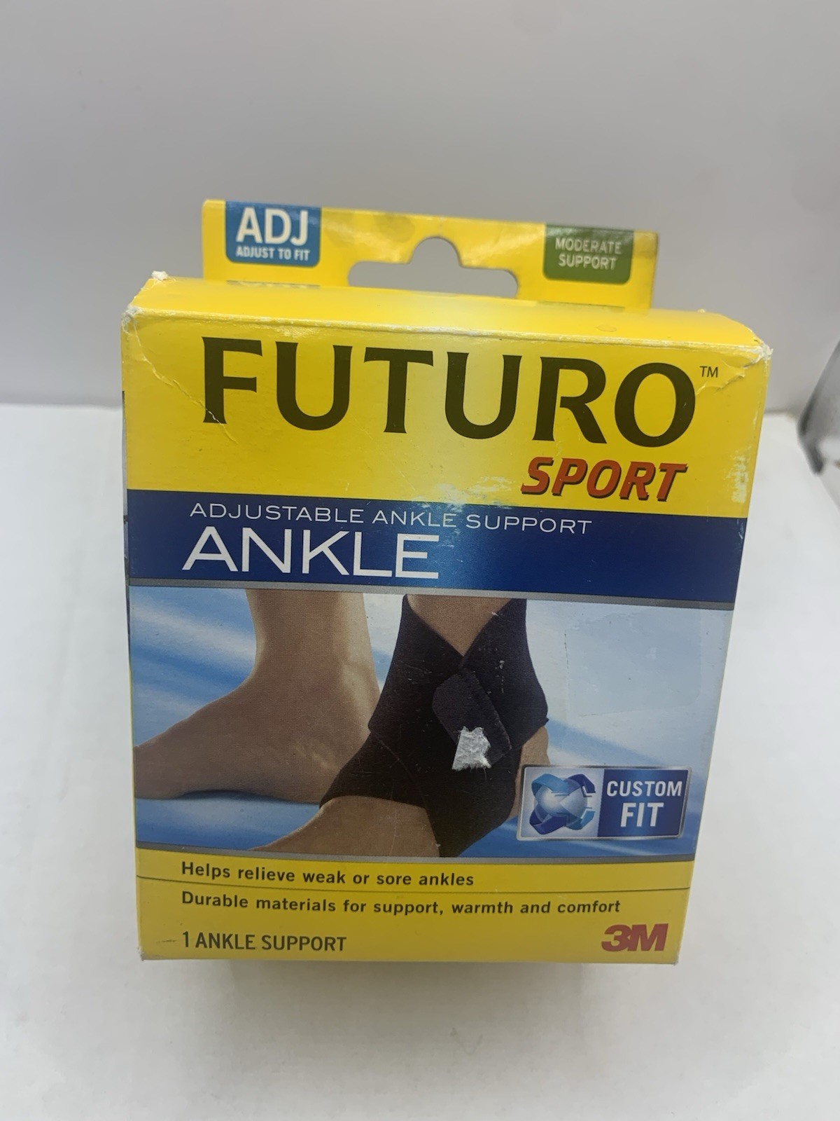 Futuro Sport Open Box 09037 Adjustable To Fit Ankle Moderate Support YR