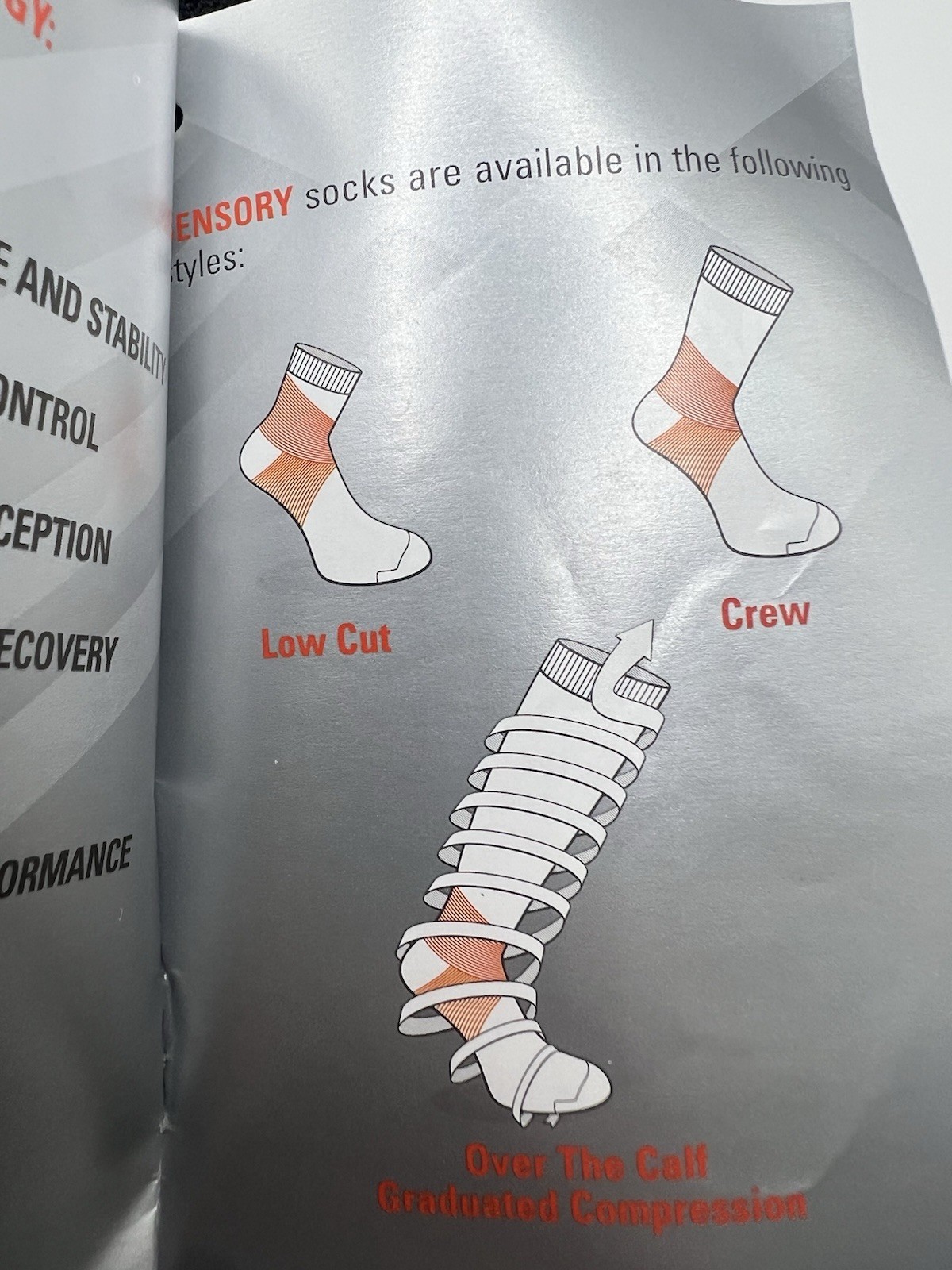 eurosock SENSORX Ankle Support Proprioceptive Control Over The Calf Large