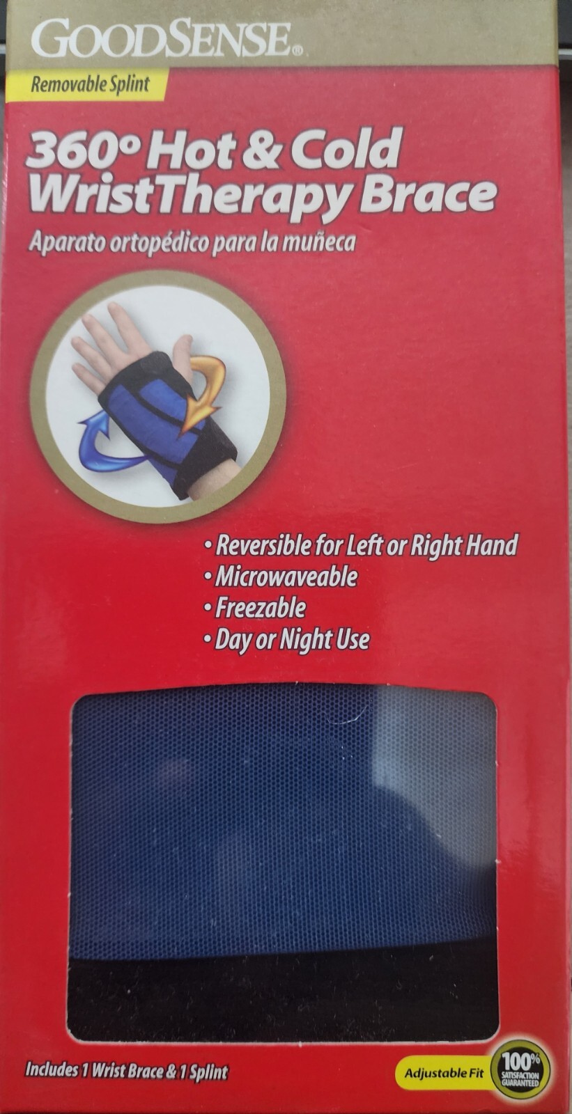 360 Degree Hot & Cold Wrist Therapy Brace