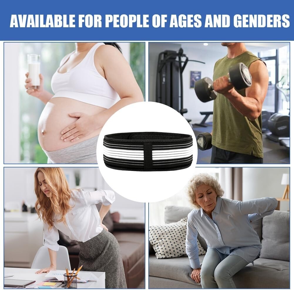 Sacroiliac SI Joint Pain Pelvic Hips Belt Women Men Lower Back Lumbar Support US