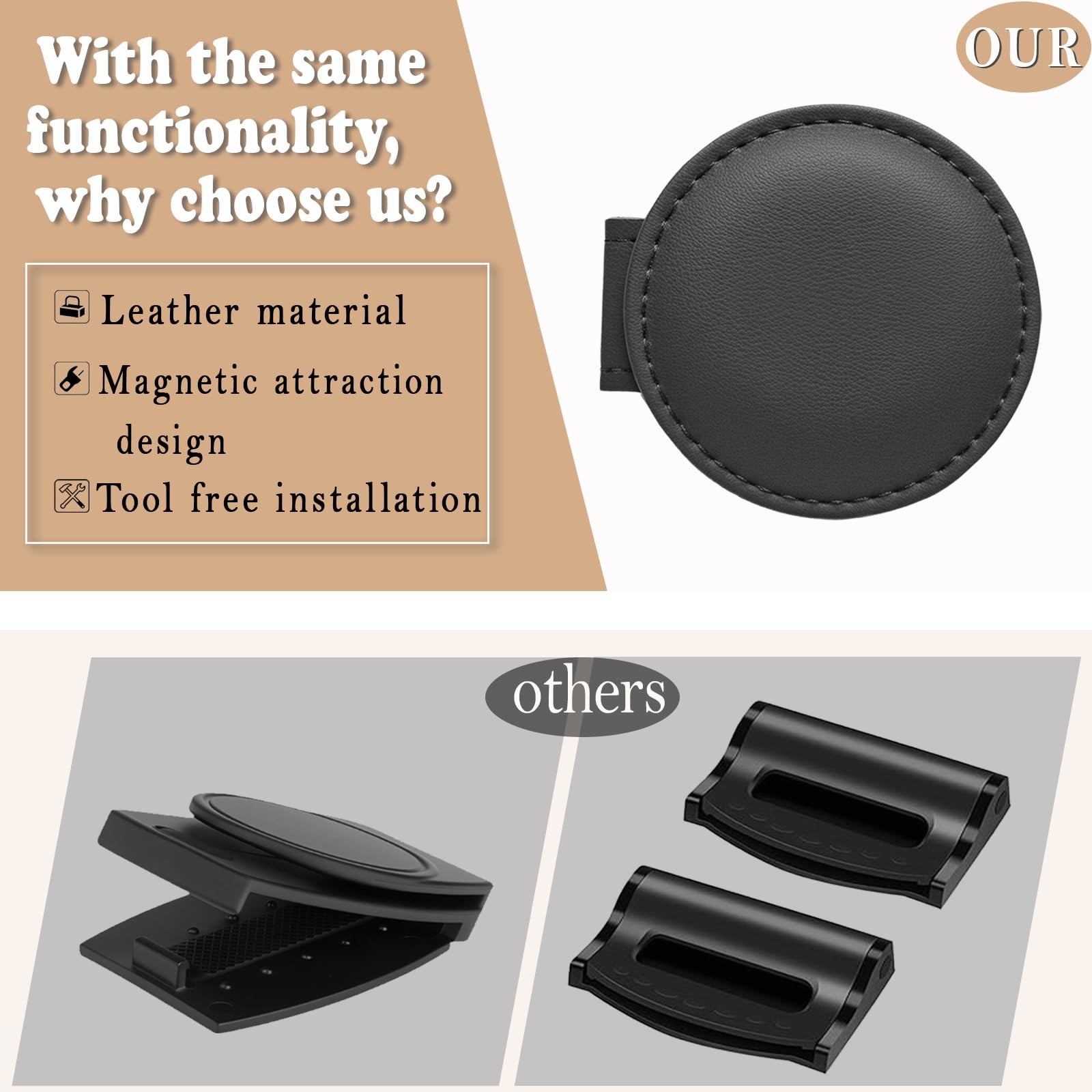 Zexfacr Magnetic Belt Clip Shoulder Strap Positioner