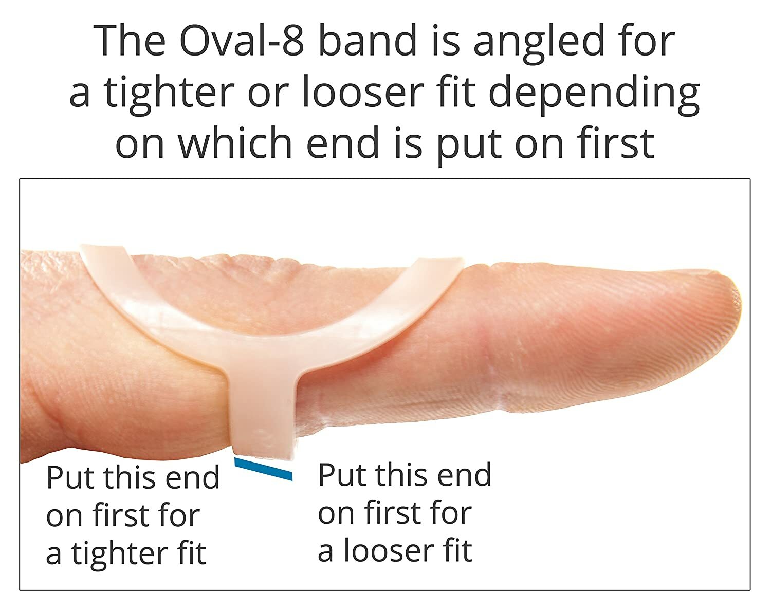 3-Point Products Oval-8 Finger Splints (Pack of 1) (Size 2)