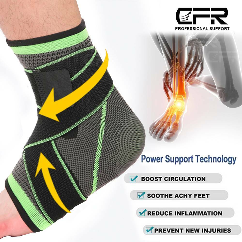 Ankle Support Compression Strap Foot Achilles Tendon Brace Sprain Sports Running