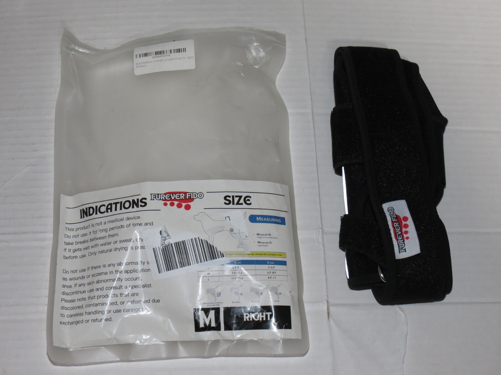 t15 Dog Knee Brace, Hip Displaysia Dog Support Brace, Dog ACL Medium Right
