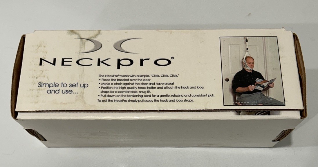 Neck Pro Portable Over the Door Cervial Traction Device Home 1-1/2” Dr. Gilliam