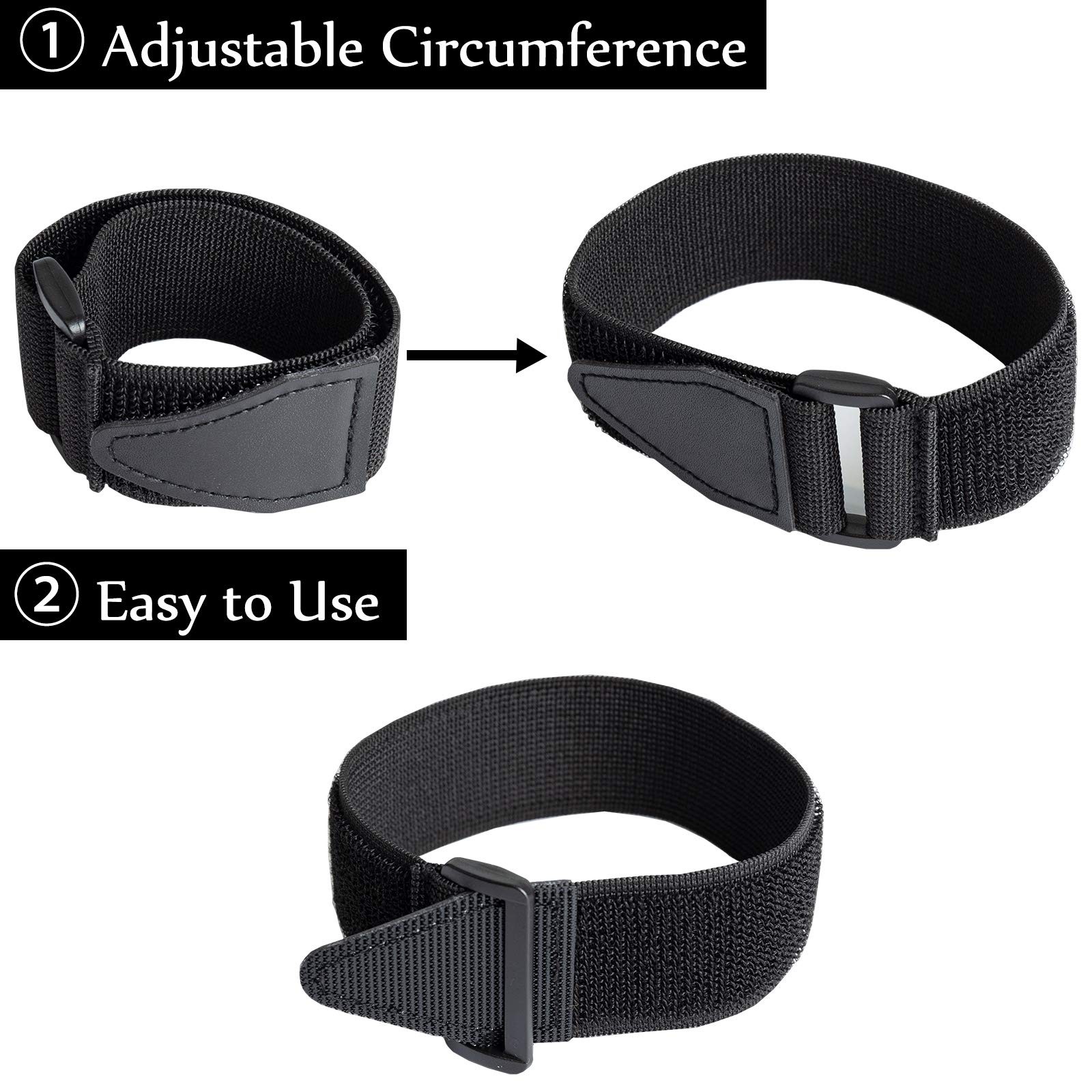 Adjustable Bicycle Pant Leg Straps – Elastic Ankle Safety Bands for Cycling