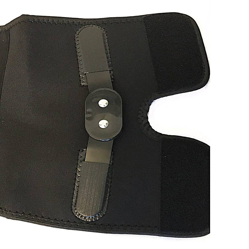 Hinged Knee Brace Adjustable Wraparound Open Patella Support Neoprene (Large)