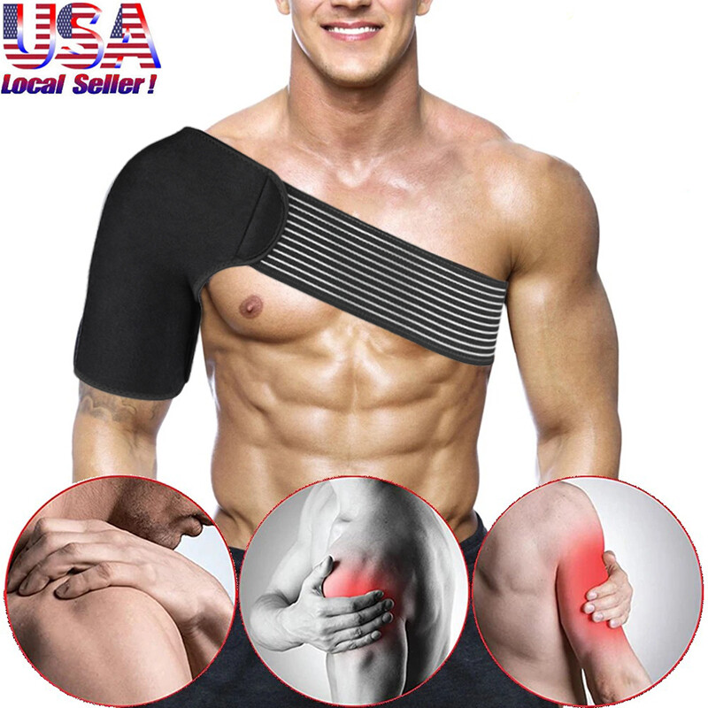 Shoulder Brace Rotator Cuff Pain Relief Adjustable Support Belt Sleeve Sprains