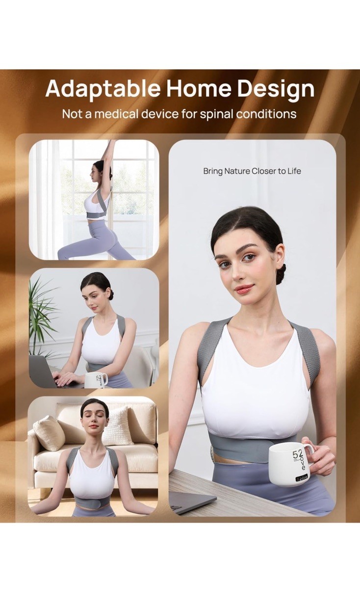 Upper Back Posture Corrector for Women Dual-Pressure System-Back Straightener