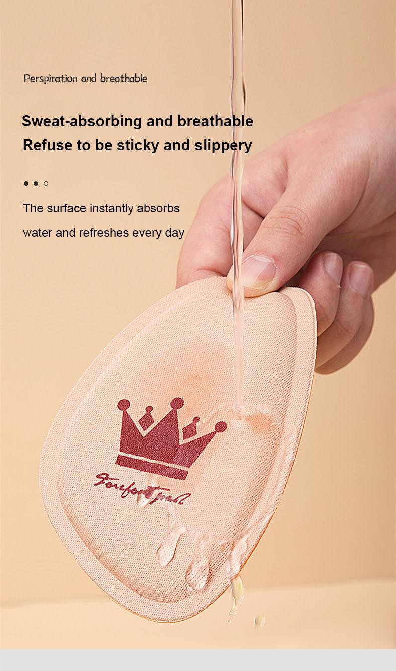 6PCS Forefoot Pads Women Pain Relief Insoles Non Slip Breathable Shoe Inserts