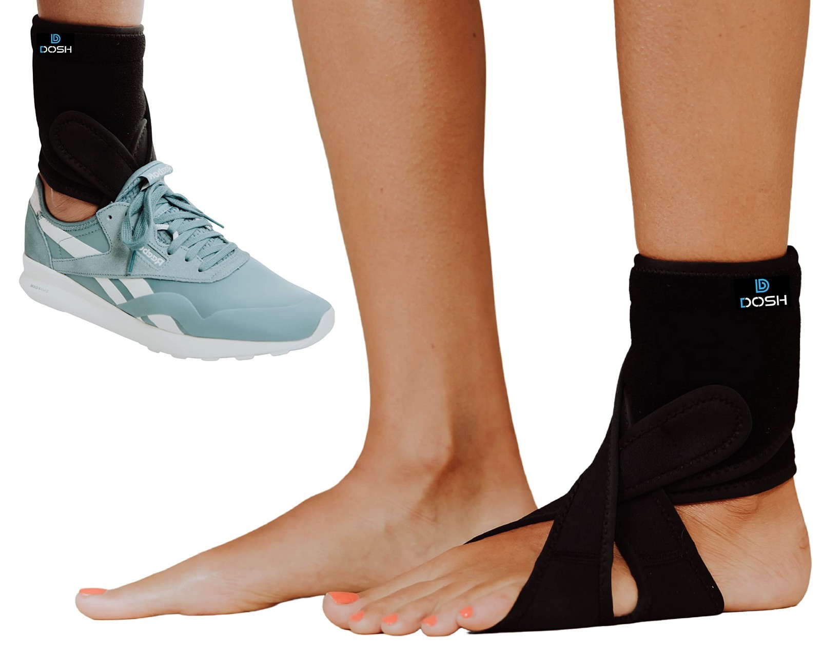 Foot Drop Brace for Walking – Adjustable AFO Support – Unisex Left Size