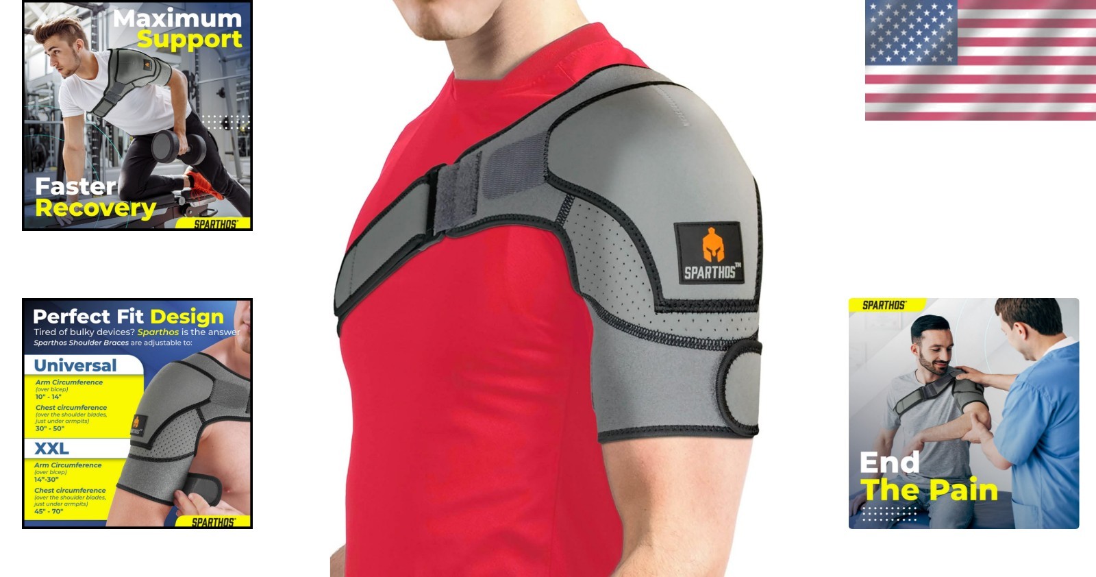 Universal Shoulder Support Sleeve – Lightweight Compression for AC Joint Relief