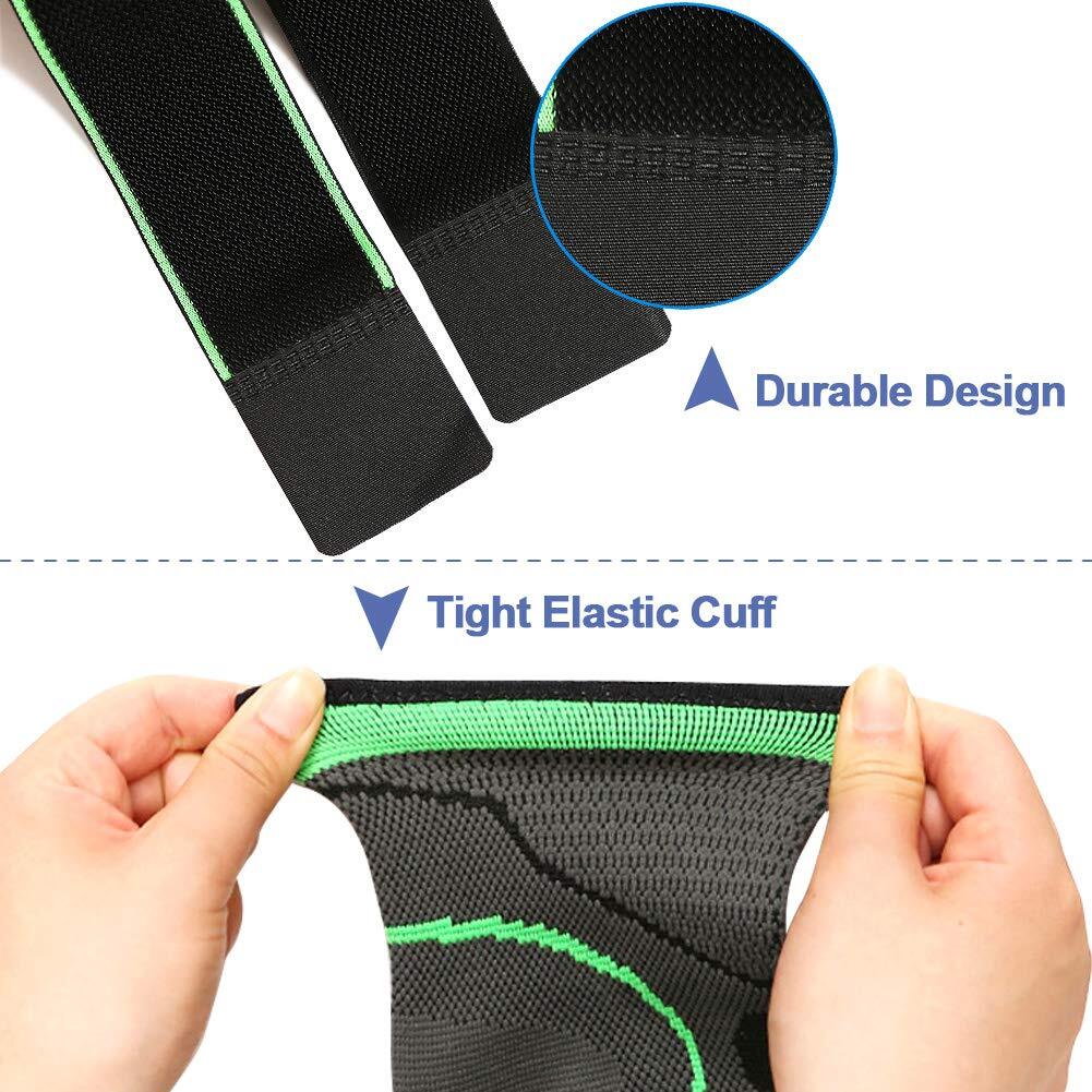 Ankle Brace Support Compression Sleeve Strap for Relief Sprained Tendon Foot Gym