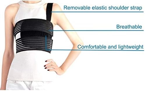 Solmyr Broken Rib Brace, Rib and Chest Binder Belt for Men and Women, Rib Cage P