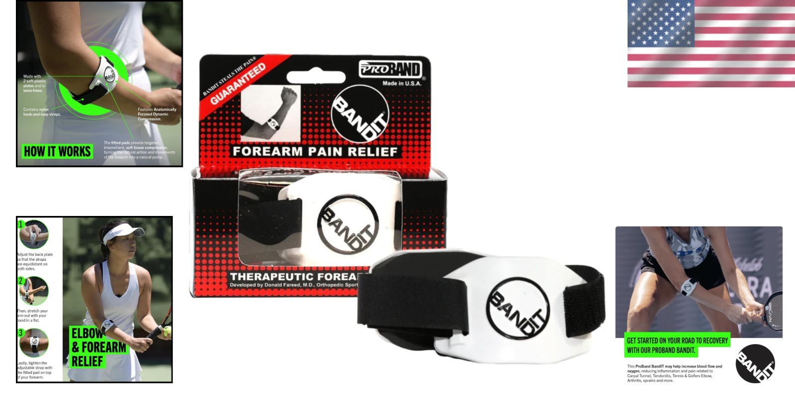 Bandit Compression Arm Band for Elbow & Forearm