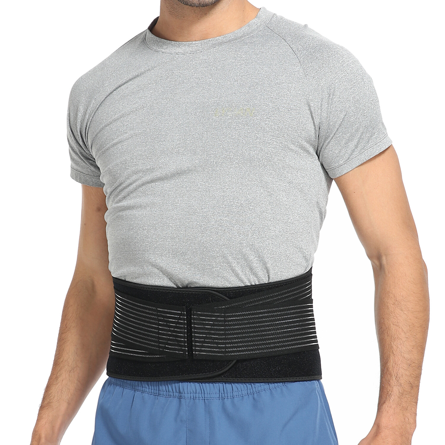 Unisex Lower Back Lumbar Support Belt Breathable Waist Brace for Pain Relief