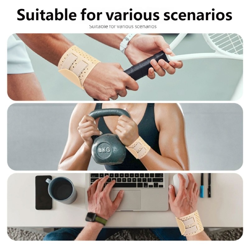 Adjustable Protective Gear Wristband Badminton Tennis Wrist Support Brace
