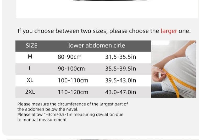 Lightweight Maternity Band Breathable 3 in 1 Belly Support Brace for Abdomen Pe
