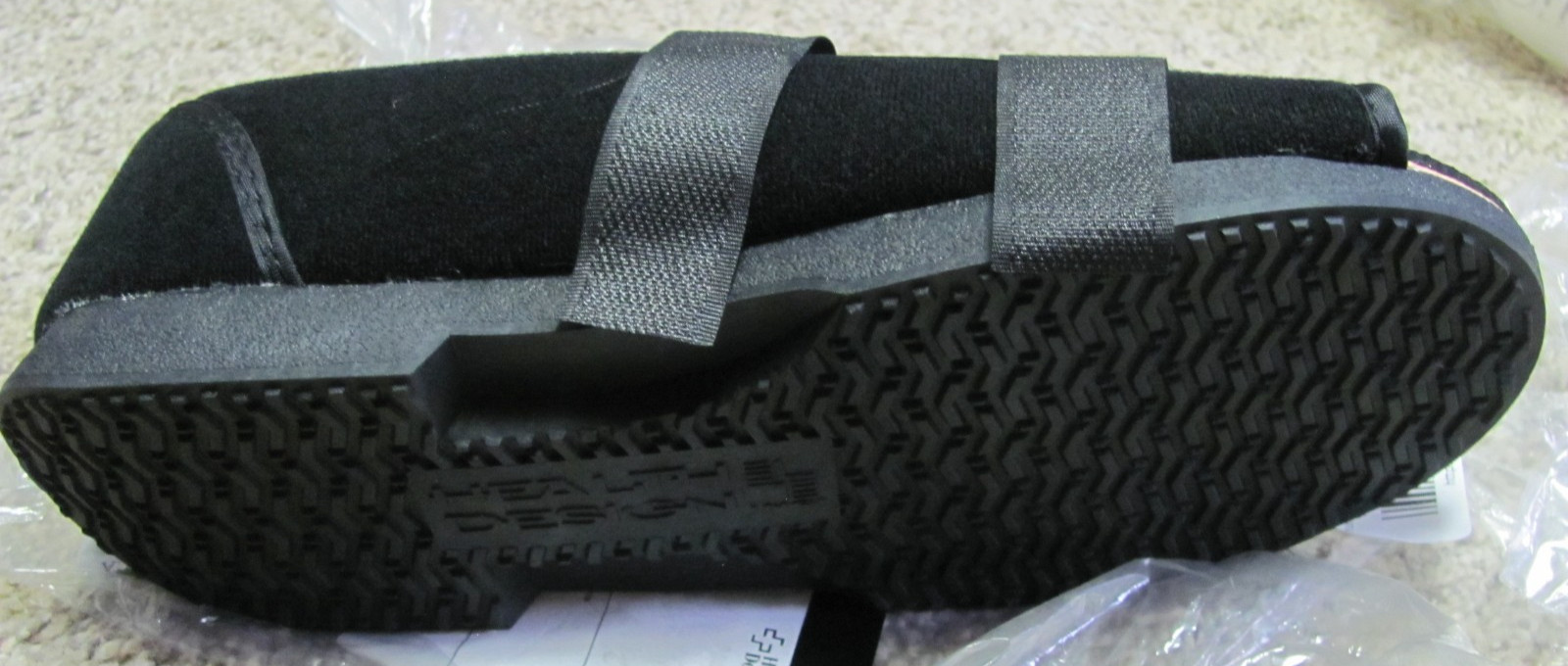 Health Design Soft Touch Post Op Shoe – Men’s Small (New)