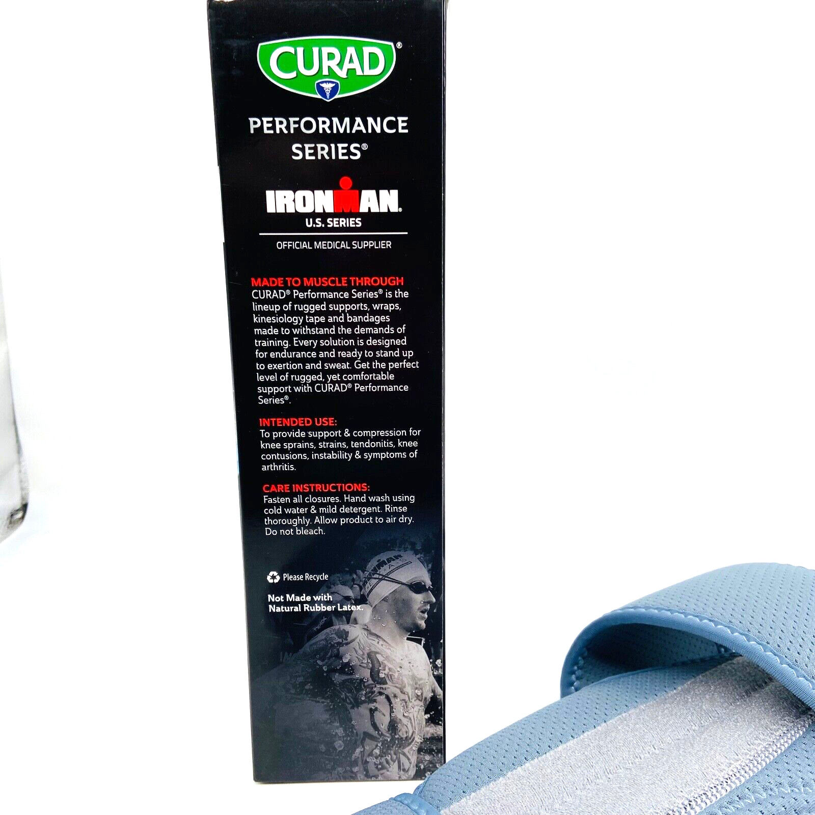 Curad Knee Support Performance Series Brace Wrap Around Universal Size Unisex