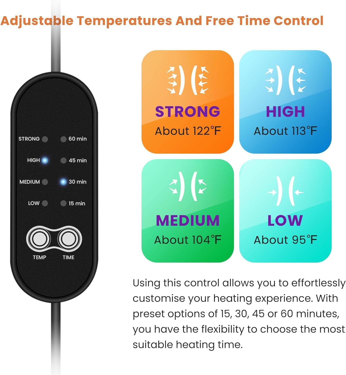 Heated Cervical Neck Traction Device for Neck Muscle Tension Stress Pain Relief