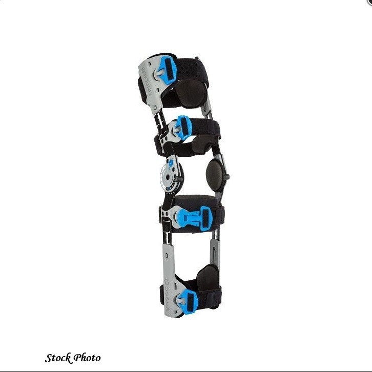 OSSUR Rebound Post Op Universal Knee Brace Cool Foam Adjustable