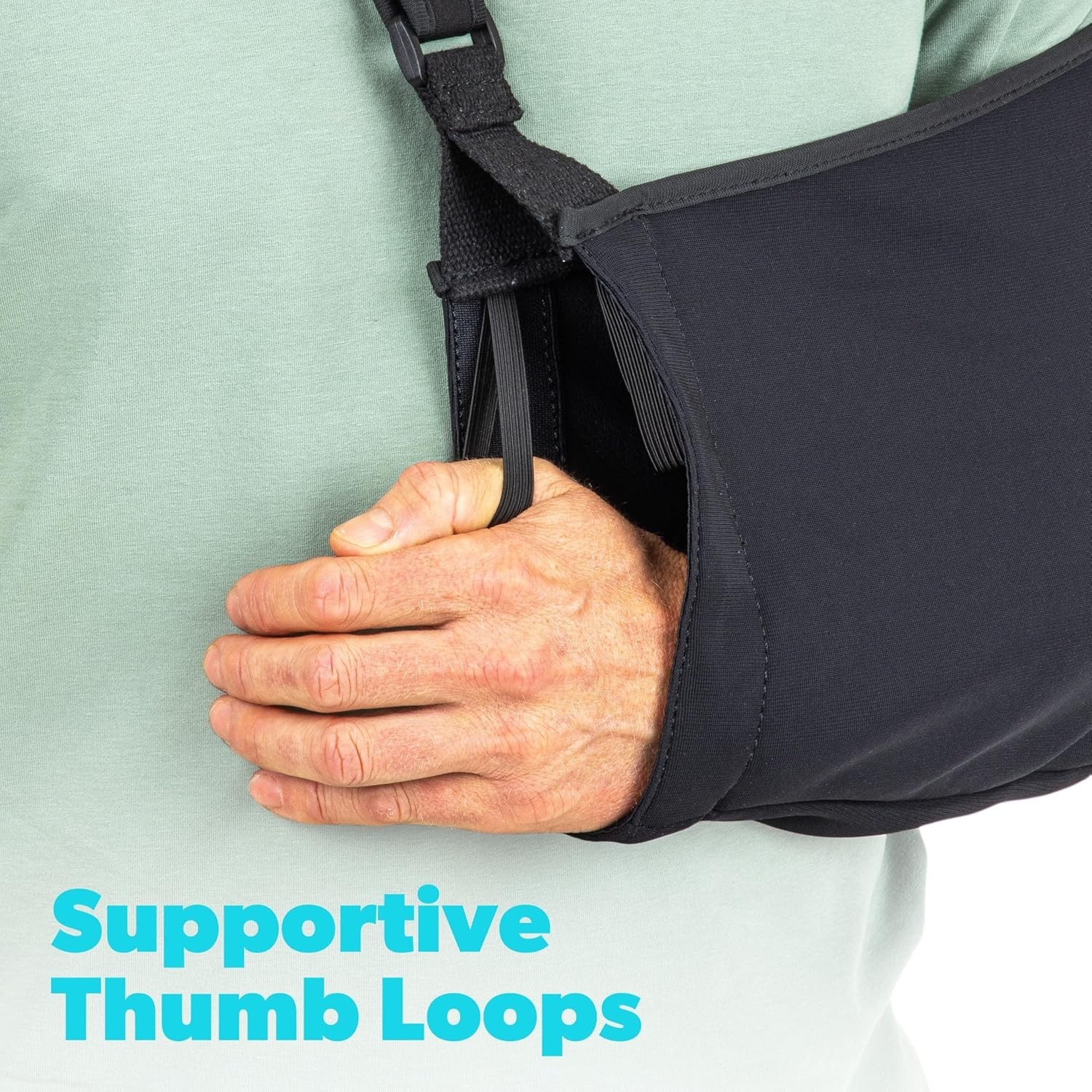 GoSports Arm Sling for Shoulder Injury Recovery Support Adult Men + Women Size