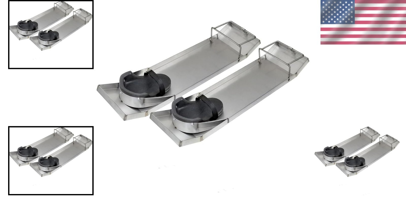 Durable Stainless Steel Knee Boards 28 Inch Size for Moving Across Wet Concrete