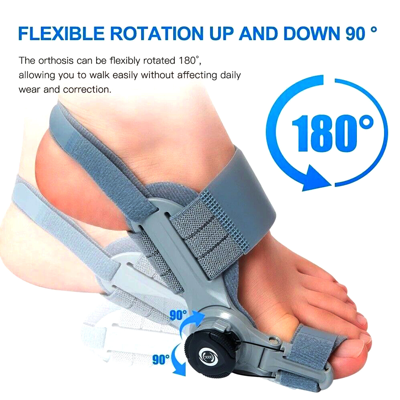 1/2PCS Hallux Valgus Pain Relief Support Big Toe Bunion Straightener Corrector