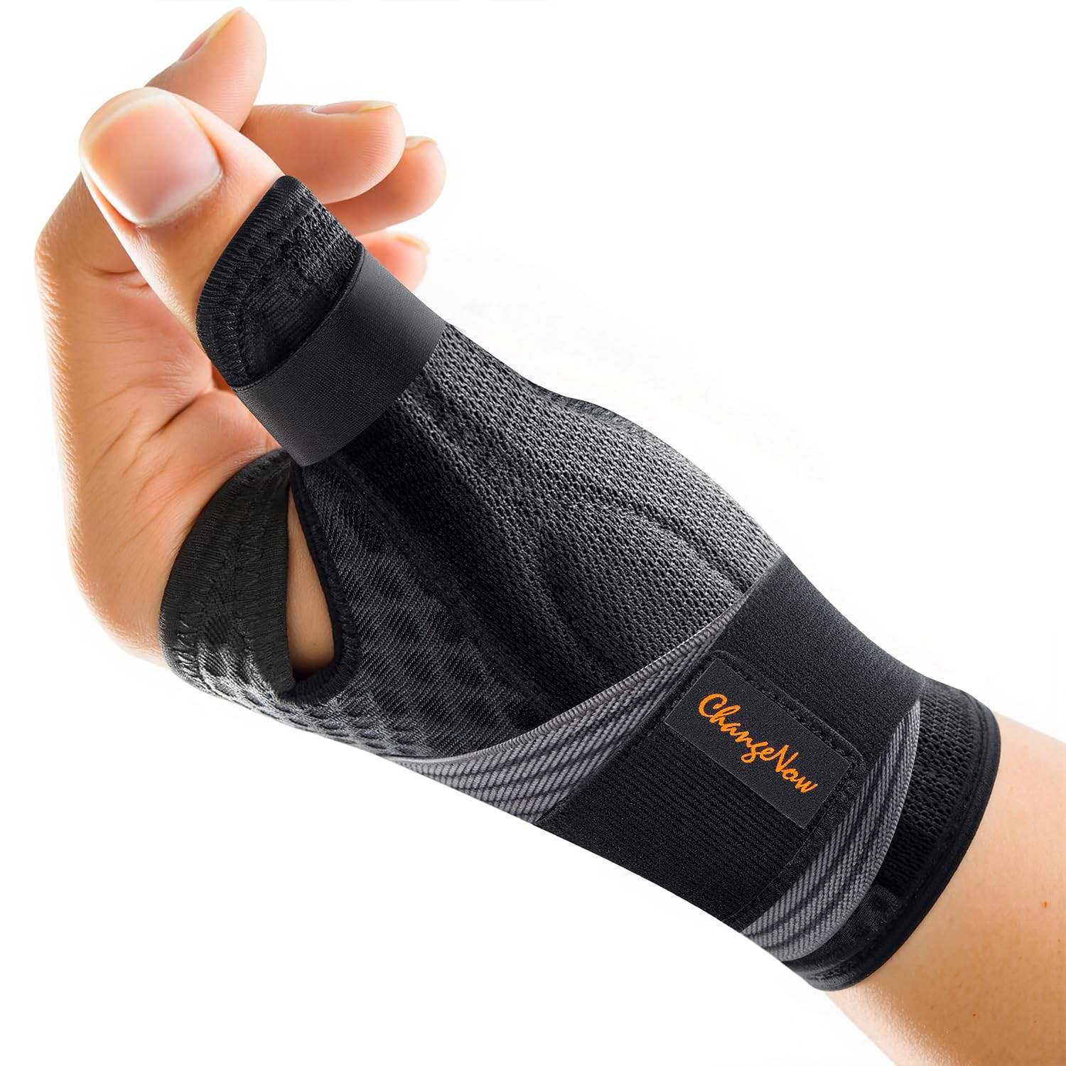 Medical-Grade Pain Relief Thumb Spica Splint, Right/Left Hand Thumb Brace | U…