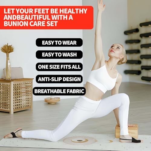 DorkTees 2PCS Bunion Corrector for Women & Men, Big Toe Straightener with Adjust