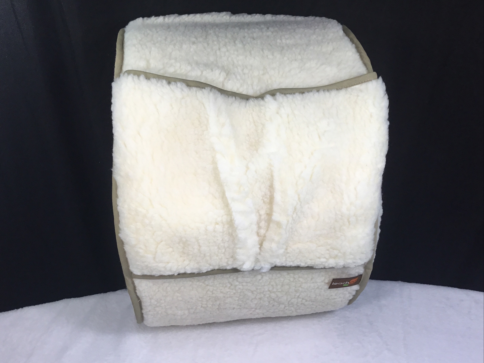 Vintage Leachco Leg Elevation Half Circle Under Knees Cushion Wedge Pillow