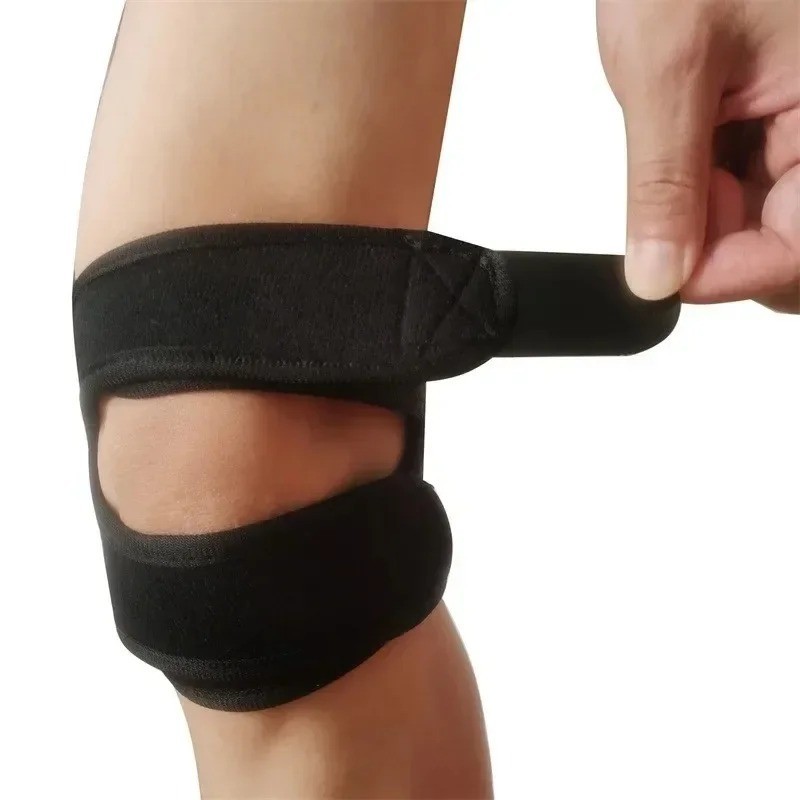 Adjustable Knee Support Double Strap Stabilizer Patella Tendon Arthritis Brace