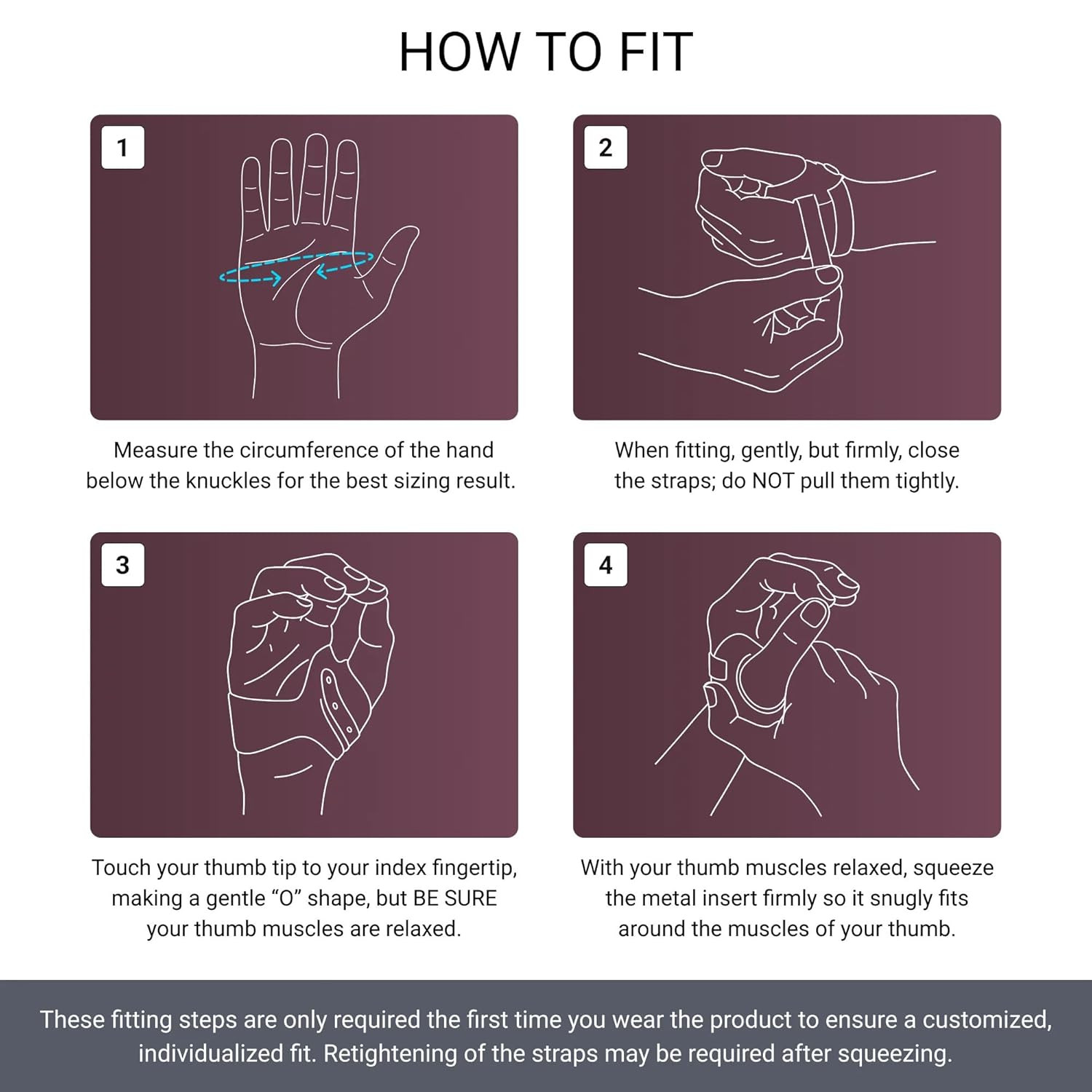 PUSH Metagrip CMC Thumb Brace for Arthritis Pain Relief | Thumb Stabilizer & Sup