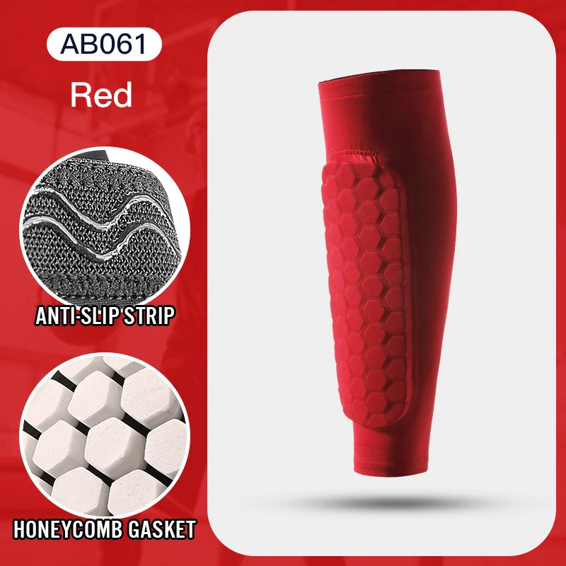 1Pcs Football Shin Guard Socks Sleeves with Foam,Calf Compression Sleeve Honeyco