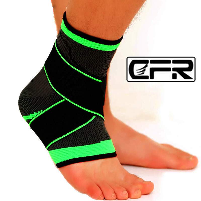 Ankle Support Brace Compression Adjustable Heel Stabilizer Foot Protector Strap