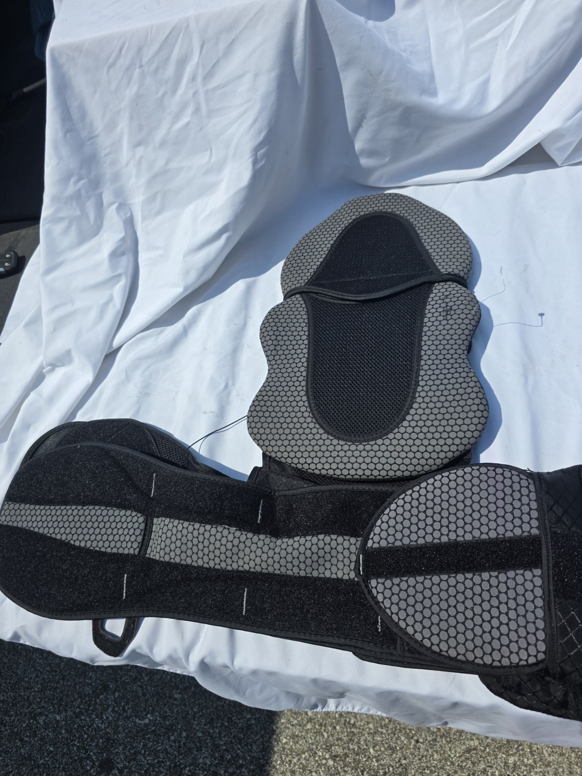 Corflex Lace Align Spine Back Brace Size L Black/Gray Adjustable Lace Outlast