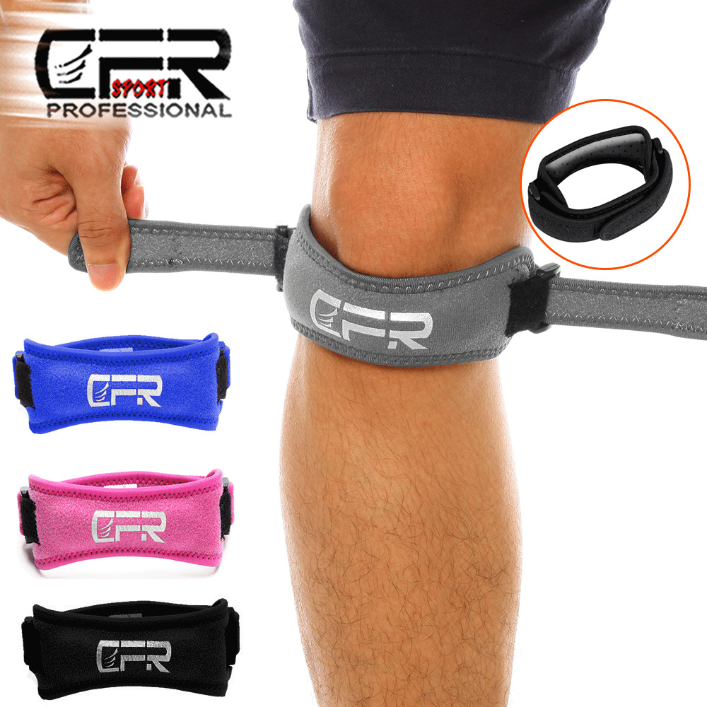 Knee Strap Compression Brace Support Patella Sport Joint Arthritis Stabilizer CF
