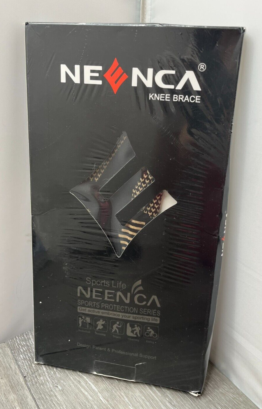 NEENCA HX051 Adults Sports Life Professional Knee Brace, Copper/Black Size XL