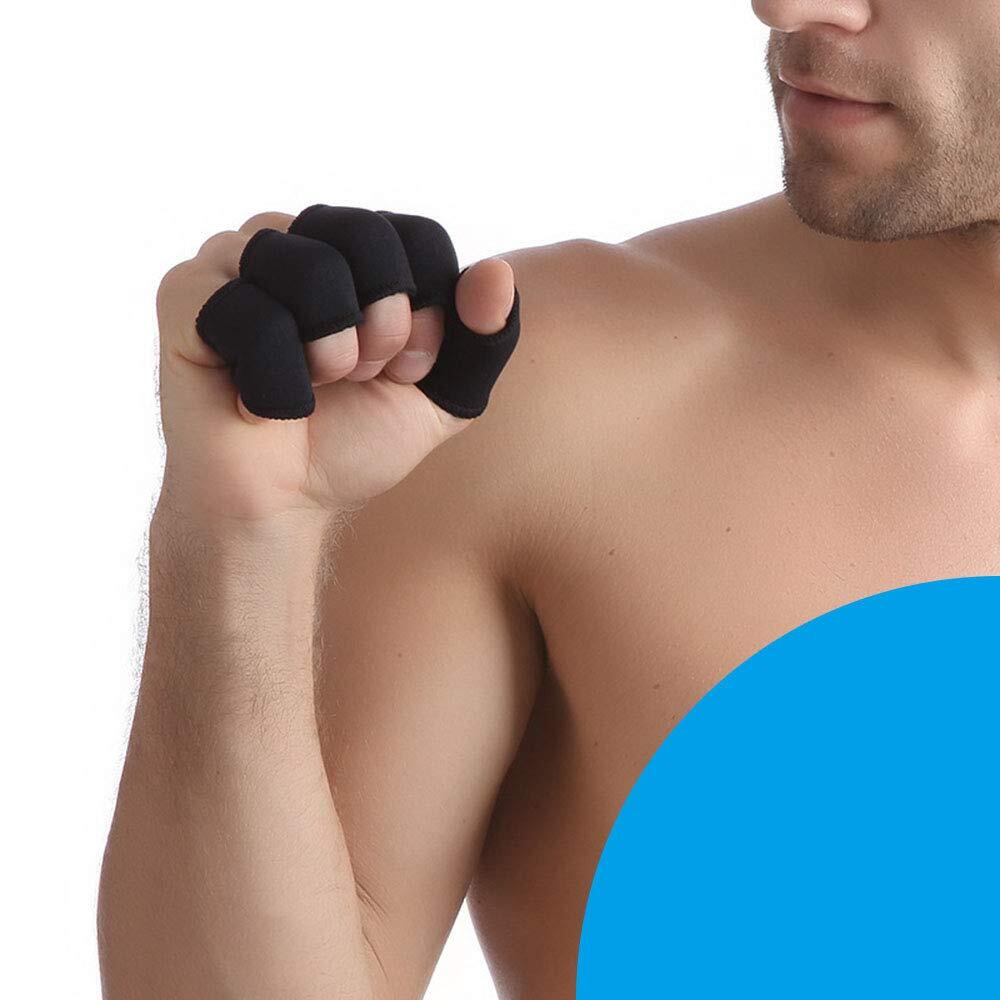 20 Pcs Finger Sleeves Protectors Sports Finger Splints Thumb Finger Support