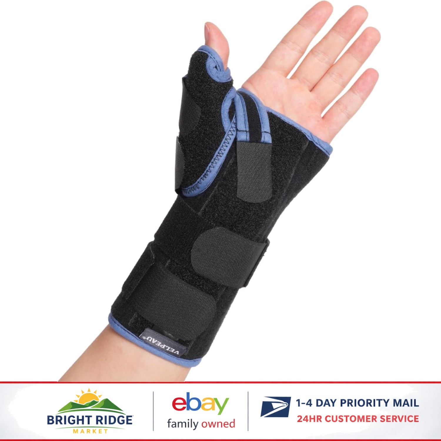 Durable Wrist Brace for Wrist Pain Relief, Stabilizes Thumb for Enhanced Support