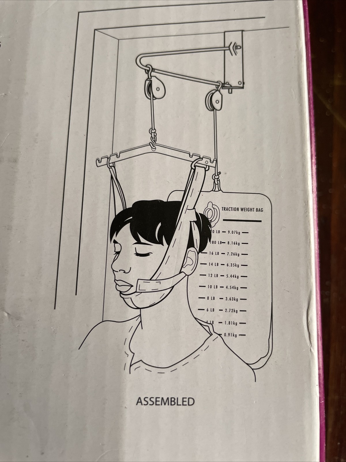 DMI Cervical Neck Traction Over the Door Device for Physical Therapy Helps