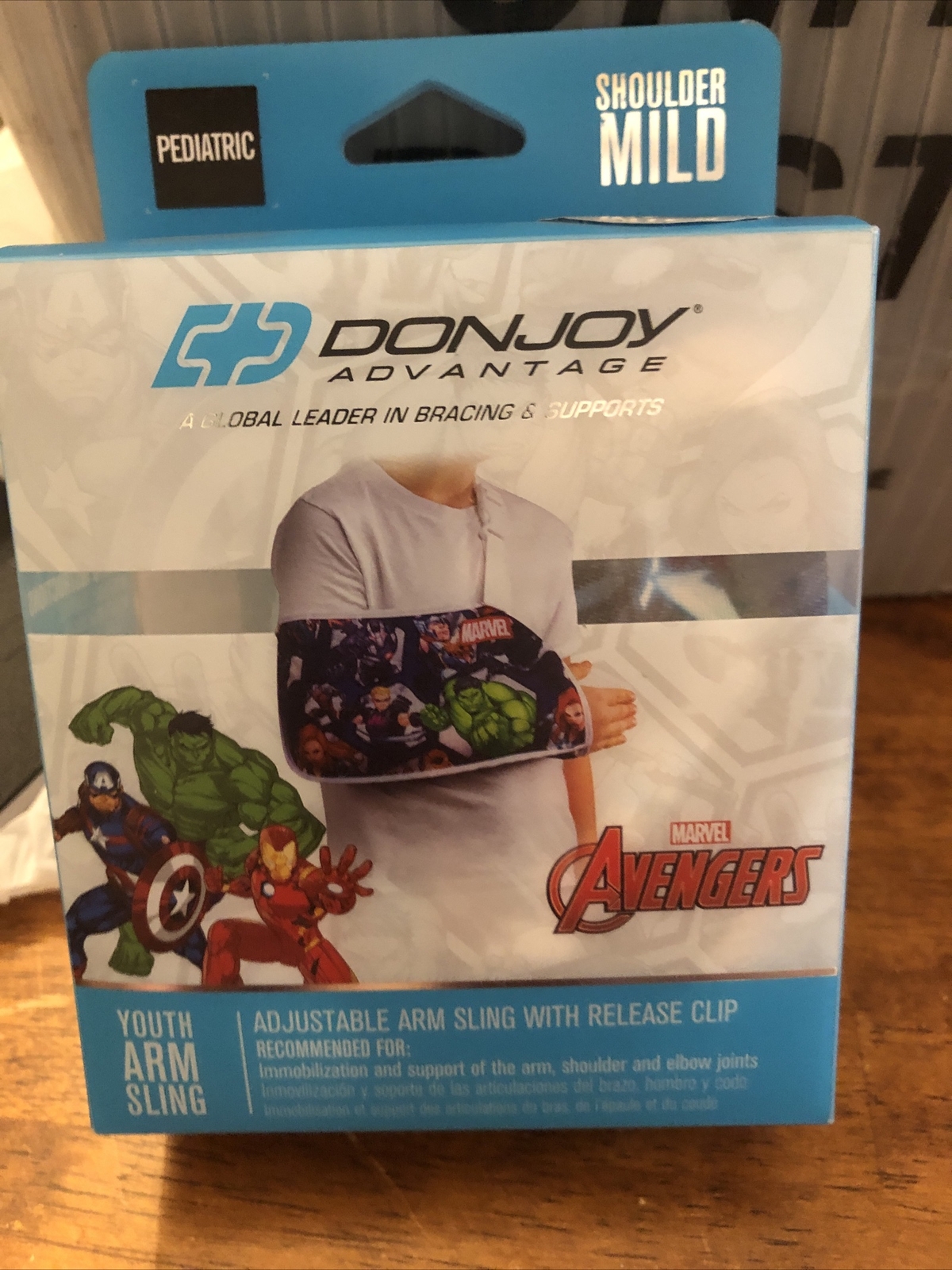 DonJoy Advantage Marvel Avengers Youth Adjustable Arm Sling. D