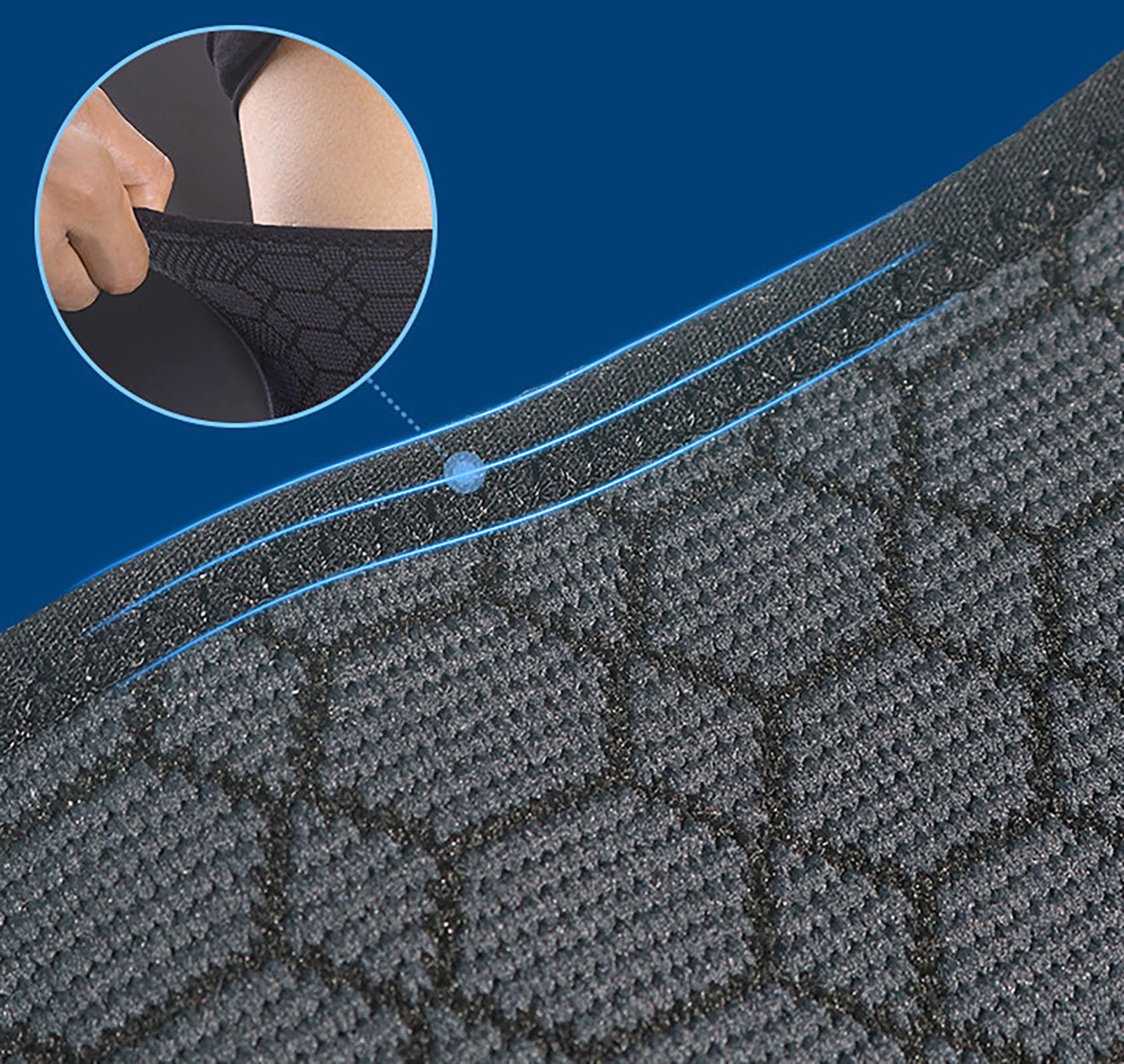 Small Thigh Brace Belt High Elastic Nylon Support Compression Sleeve Running