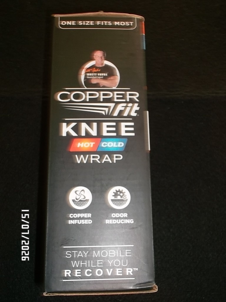 Copper Fit Rapid Relief Knee Adjustable – Hot/Cold Reusable Gel Pack. Stay Mobil