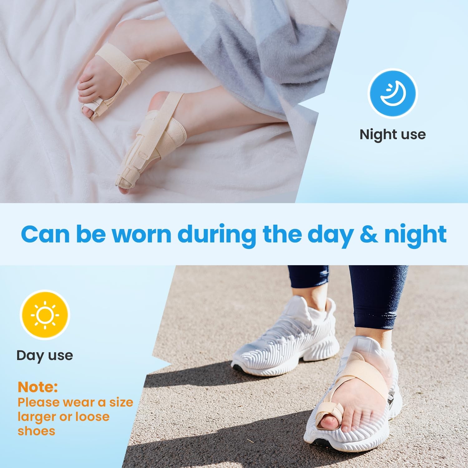 Big Toe Splint for Women & Men, Broken Big Toe Support Brace for Fracture Fix…