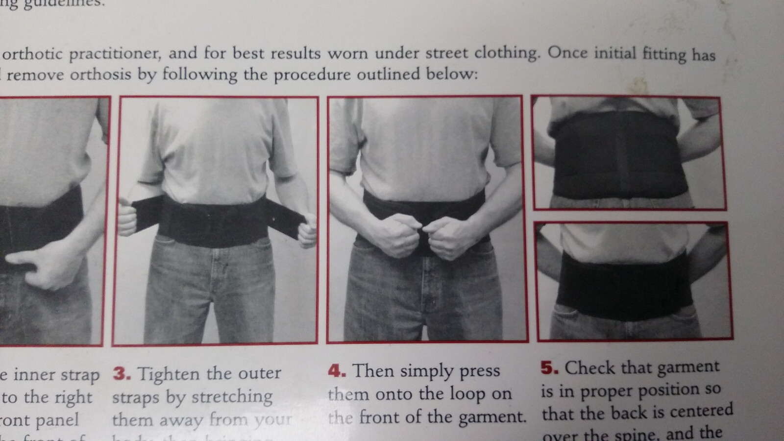 OTC LumboTek Lumbosacral Support with 11 Back Inserts, XL, Black, (2895-BL11-XL)